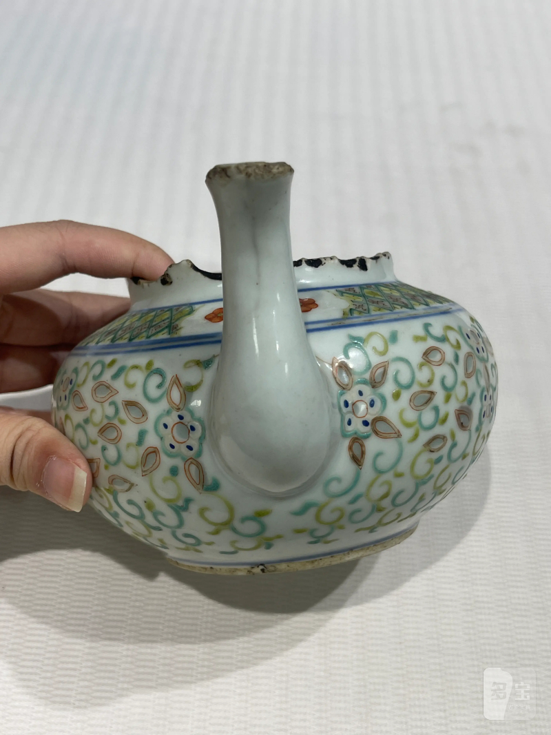 民国 粉彩瓷器一组五件 - 图20